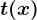 t(x)