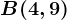 B(4,9)