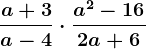 \fraca+3a-4\cdot \fraca^2-162a+6