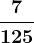 \frac7125