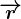 \overrightarrowr