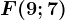 F(9;7)