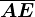 \overlineAE