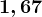 1,67