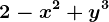 2-x^2+y^3