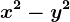 x^2-y^2