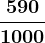 \frac5901000