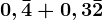 0,\bar4+0,3\bar2
