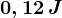 0,12\, J