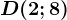 D(2;8)