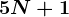 5N+1