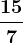 \frac157