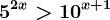 5^2x>10^x+1