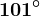 101^\circ