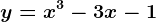 y=x^3-3x-1