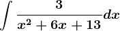 \int \frac3x^2+6x+13dx
