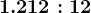 1.212:12