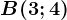 B(3;4)