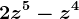 2z^5-z^4