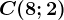C(8;2)