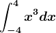\int-4^4x^3dx