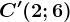 C'(2;6)