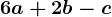 6a+2b-c
