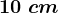 10\;cm