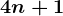 4n+1