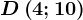 D\left ( 4;10 \right )