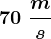 70\;\fracms