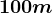 100m