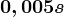 0,005s