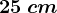 25\: cm