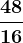 \frac4816