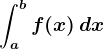 \inta^bf(x)\, dx