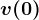 v(0)