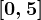 [0,5]