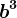 b^3