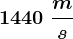 1440\;\fracms
