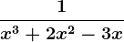 \frac1x^3+2x^2-3x
