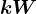 kW