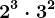 2^3\cdot 3^2