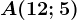 A (12;5)