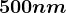 500nm