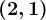 (2,1)