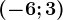 (-6;3)