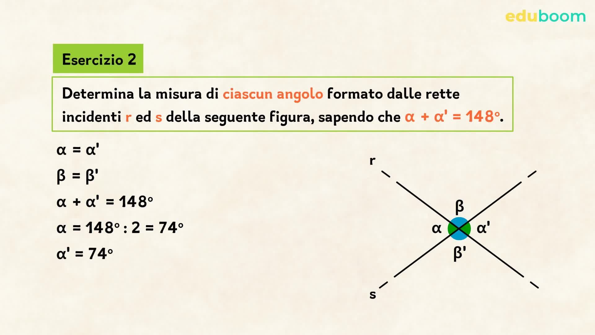 Rette incidenti e coincidenti. Matematica prima media Rette incidenti e coincidenti. Matematica prima media