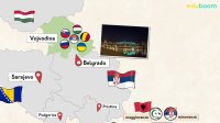Serbia, Kosovo, Bosnia-Erzegovina, Montenegro