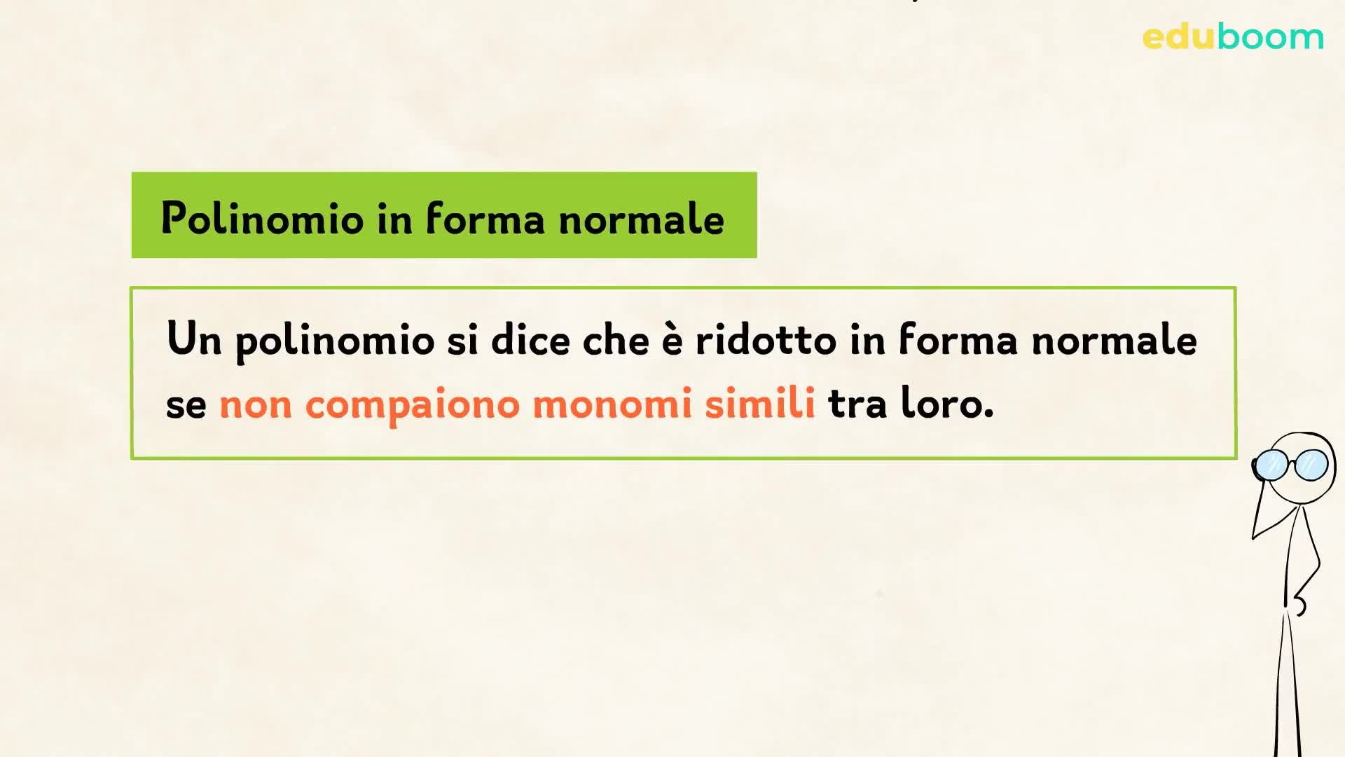Favoloso Definizioni E Caratteristiche Dei Polinomi Matematica Prima 